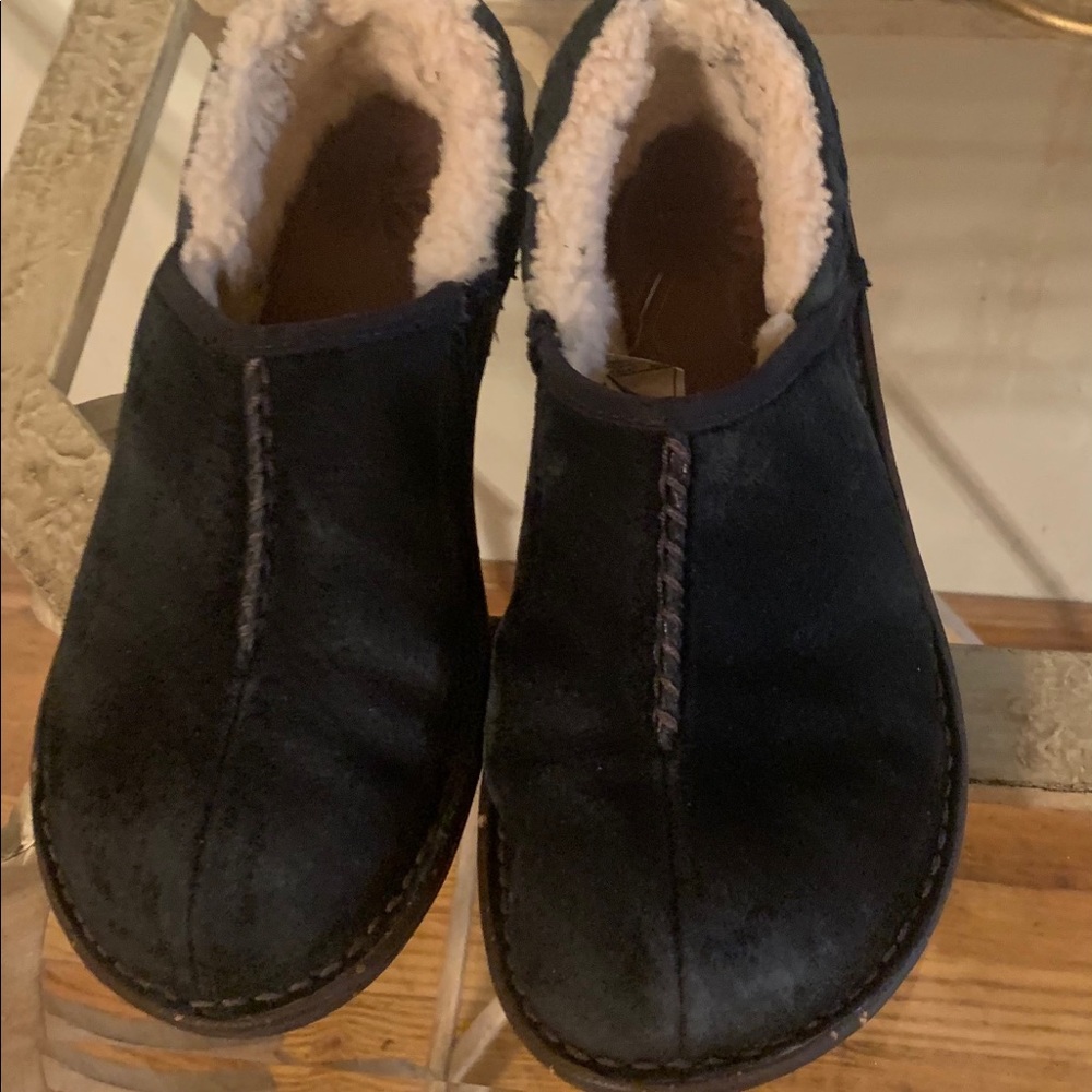 UGG Leather Slip on Shoes